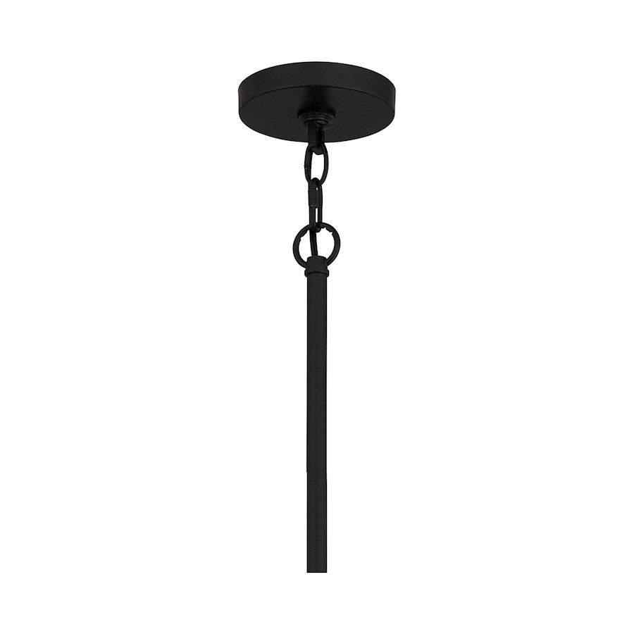 1 Light Mini Pendant, Matte Black