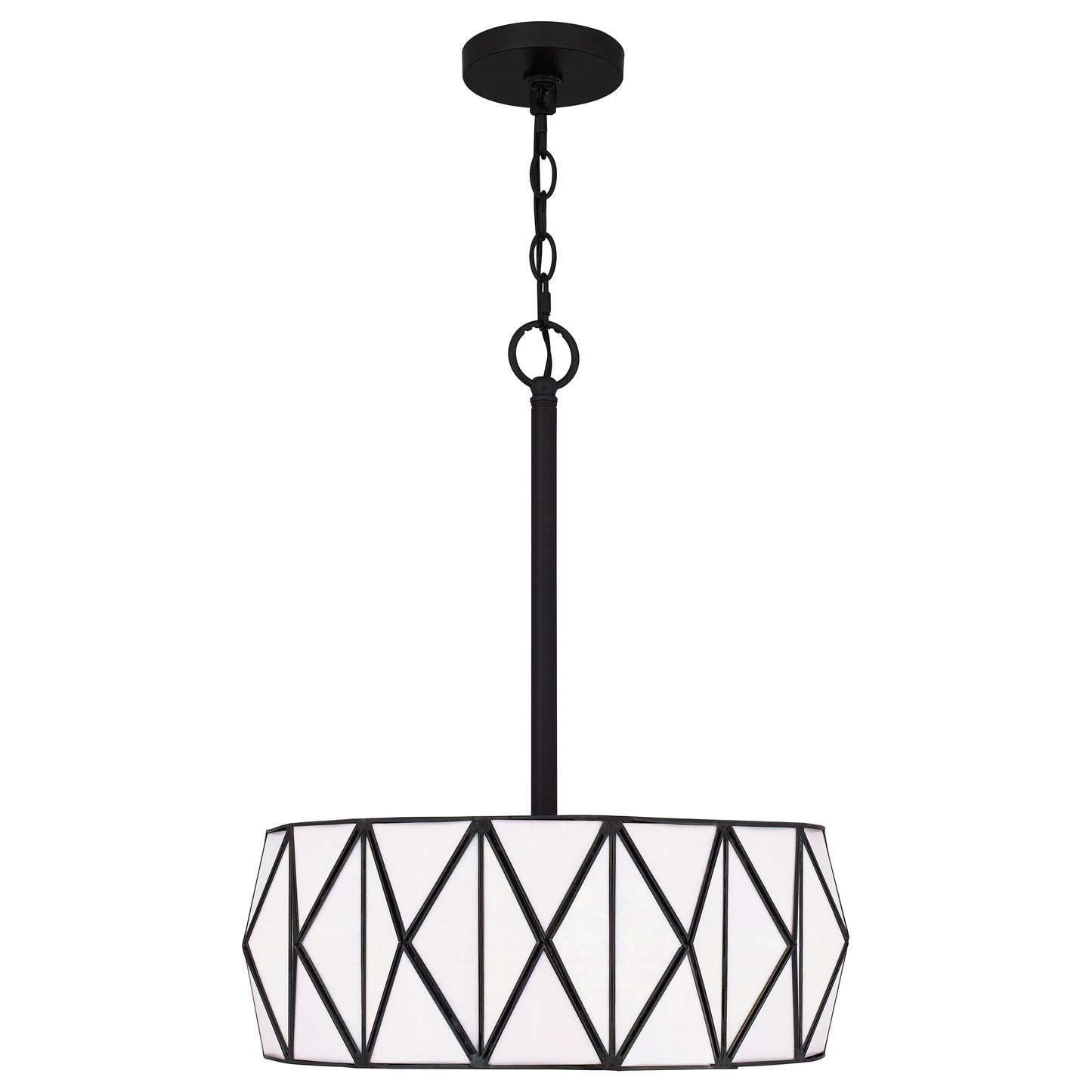 Quoizel Jakarta 3 Light Pendant, Matte Black - TF5335MBK