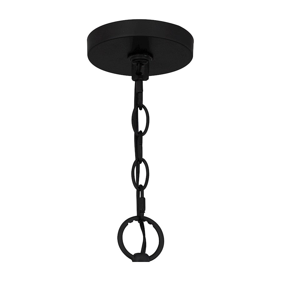 3 Light Pendant, Matte Black