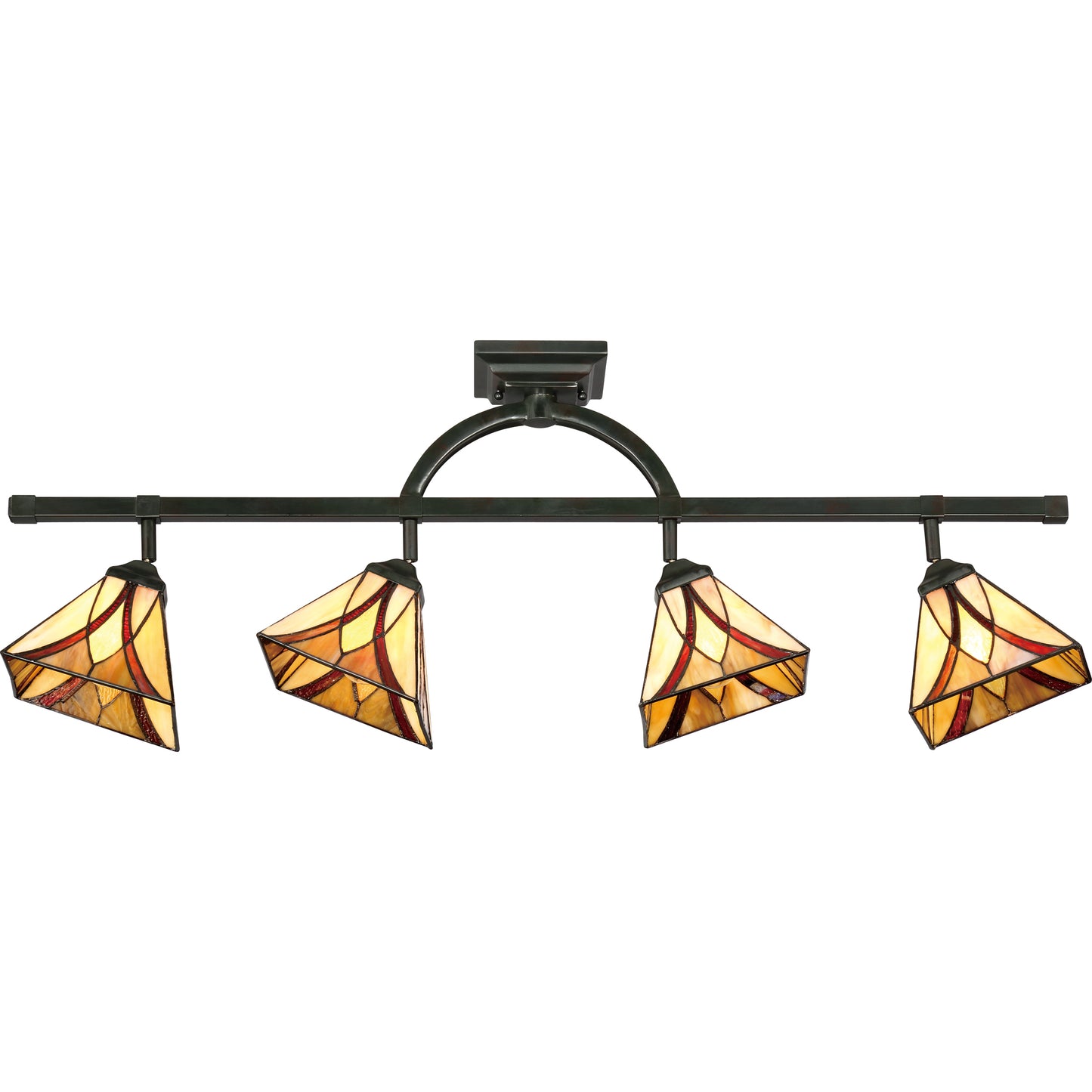 Quoizel Asheville 4 Light Ceiling Track Lights, Valiant Bronze