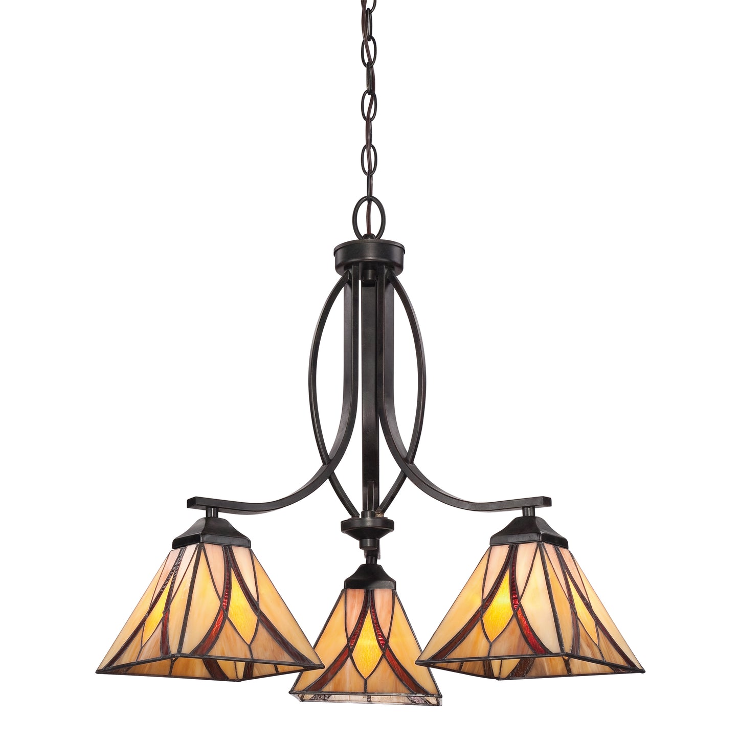 Quoizel Asheville Chandelier, Valiant Bronze