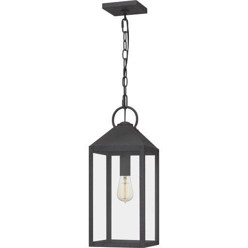Quoizel Thorpe 1 Light Outdoor Hanging Lantern, Mottled Black - TPE1908MB