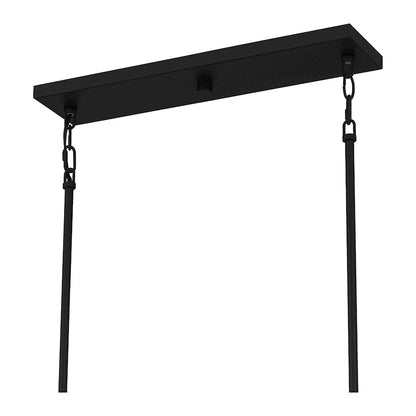 Quoizel Tippet 5 Light Chandelier Light, Matte Black