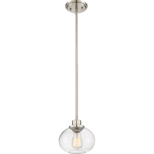 1 Light, Brushed Nickel