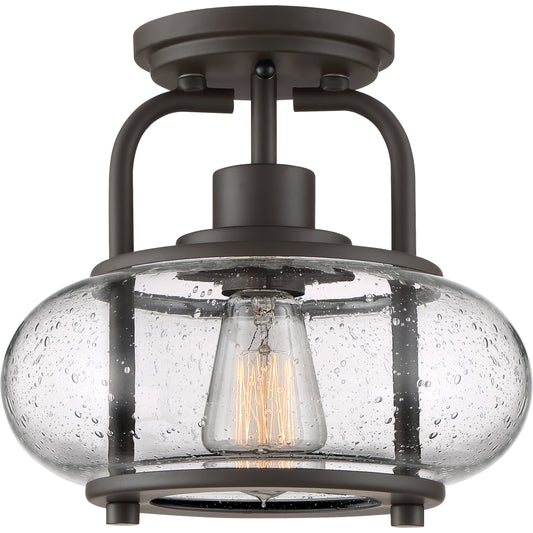 Quoizel Trilogy 1 Light Semi-Flush Mount