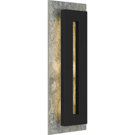 Quoizel Tate 18" Outdoor Wall Mount, Earth Black - TTE8308EK