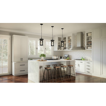 1 Light Mini Pendant, Matte Black