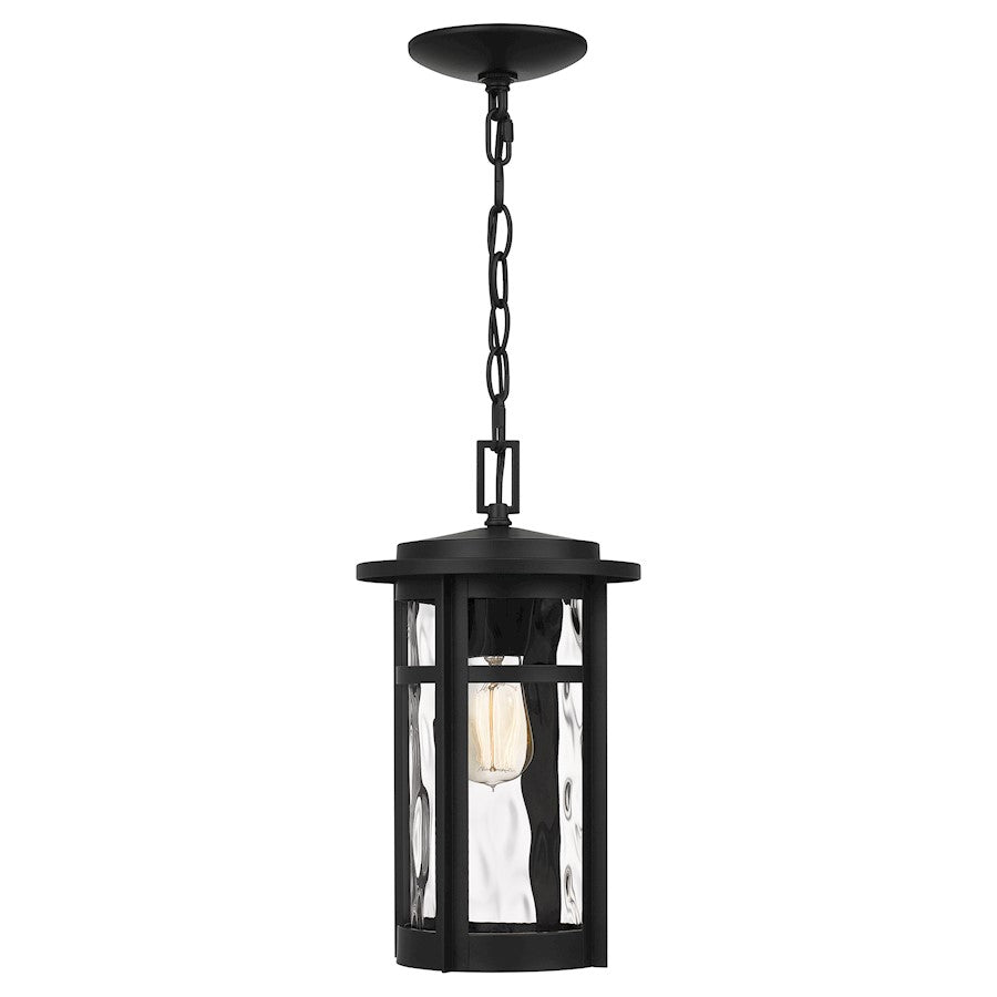 1 Light Mini Pendant, Matte Black