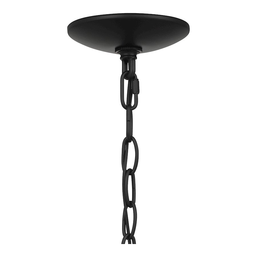 1 Light Mini Pendant, Matte Black