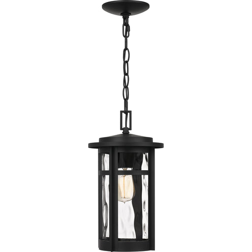 Quoizel Uma 1 Light Outdoor Hanging Lantern, Matte Black - UMA1908MBK