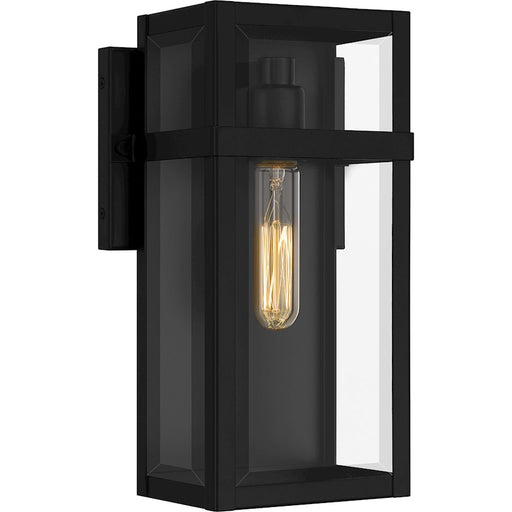Quoizel Vanessa 1 Light 13" Outdoor Lantern, Matte Black/Glass - VSA8306MBK