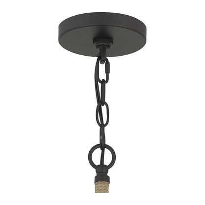 1 Light Mini Pendant, Matte Black