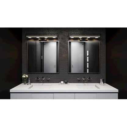 Bathroom Vanity Light, Matte Black