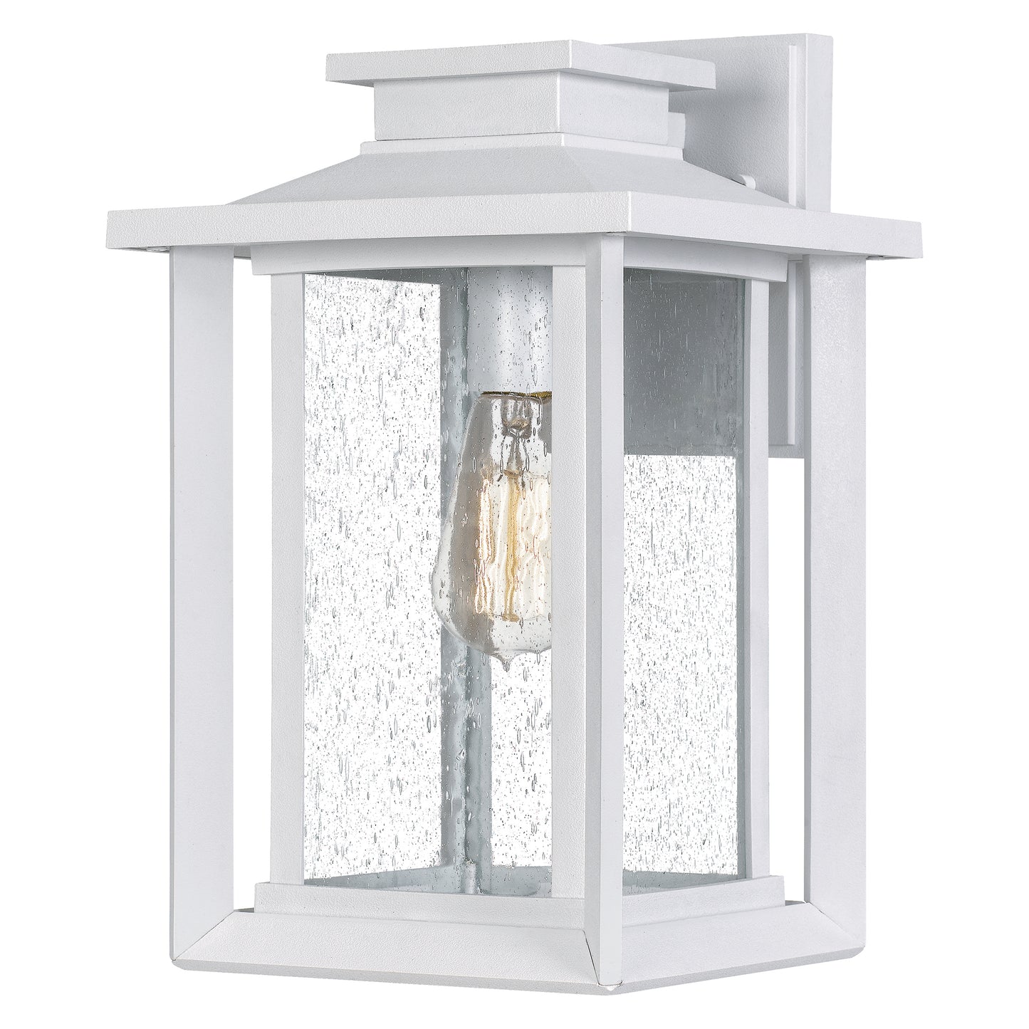 Quoizel Wakefield 1 Light 11" Outdoor Wall Lantern, White Lustre - WKF8407W