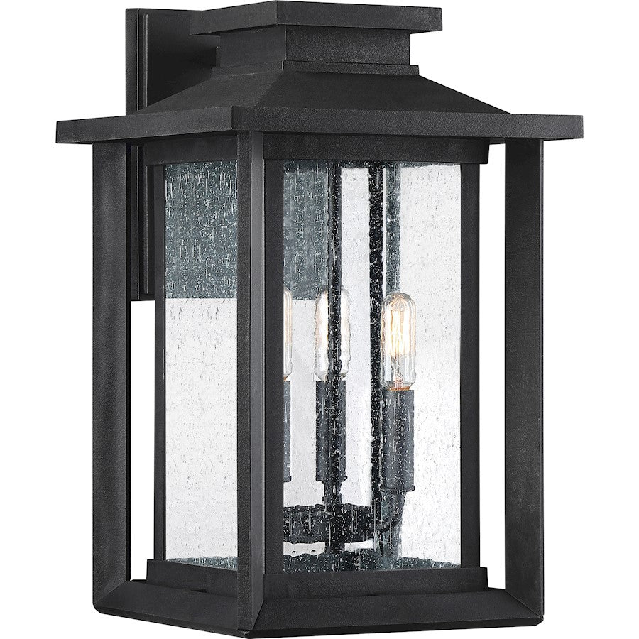 Quoizel Wakefield Outdoor Lantern, Earth Black