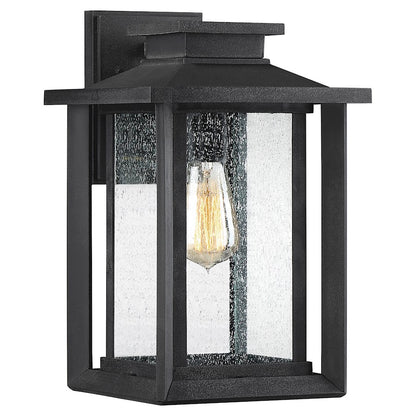 Quoizel Wakefield Outdoor Lantern, Earth Black