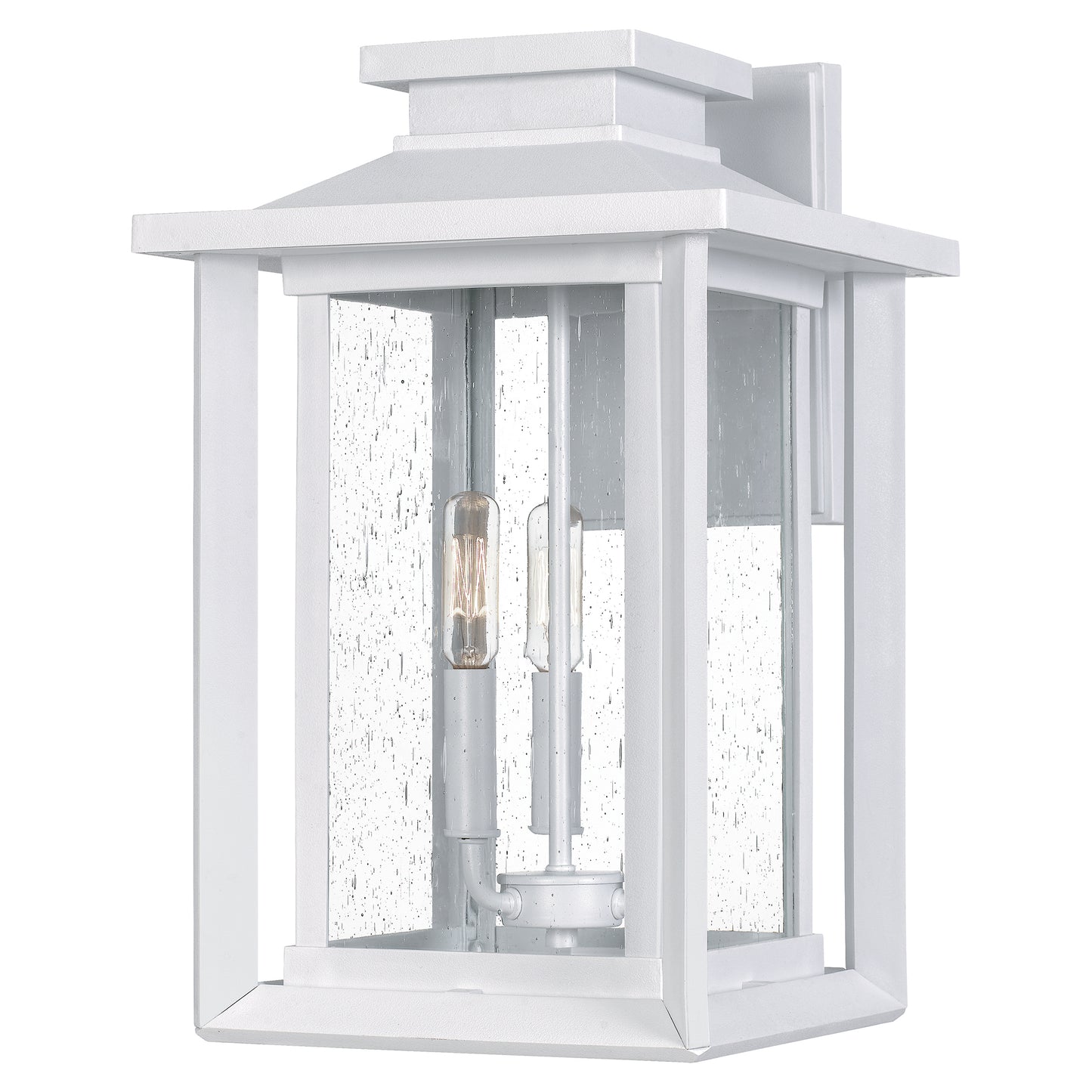 Quoizel Wakefield 3 Light Outdoor Wall Lantern, White Lustre - WKF8411W