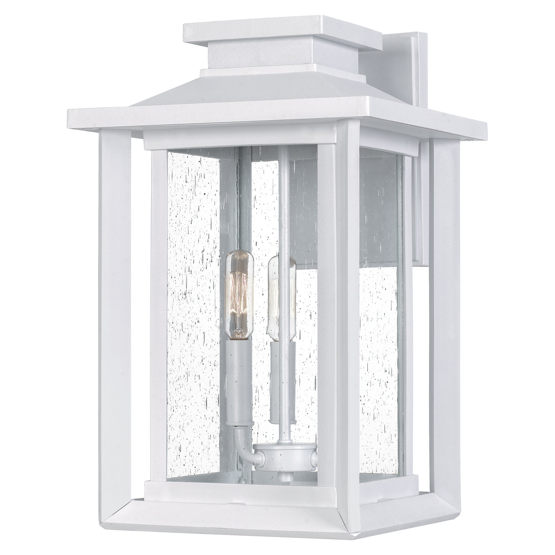 Quoizel Wakefield 3 Light Outdoor Wall Lantern, White Lustre - WKF8411W