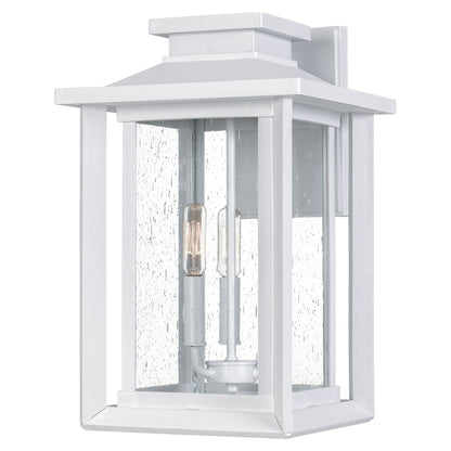 Quoizel Wakefield 3 Light Outdoor Wall Lantern, White Lustre - WKF8411W