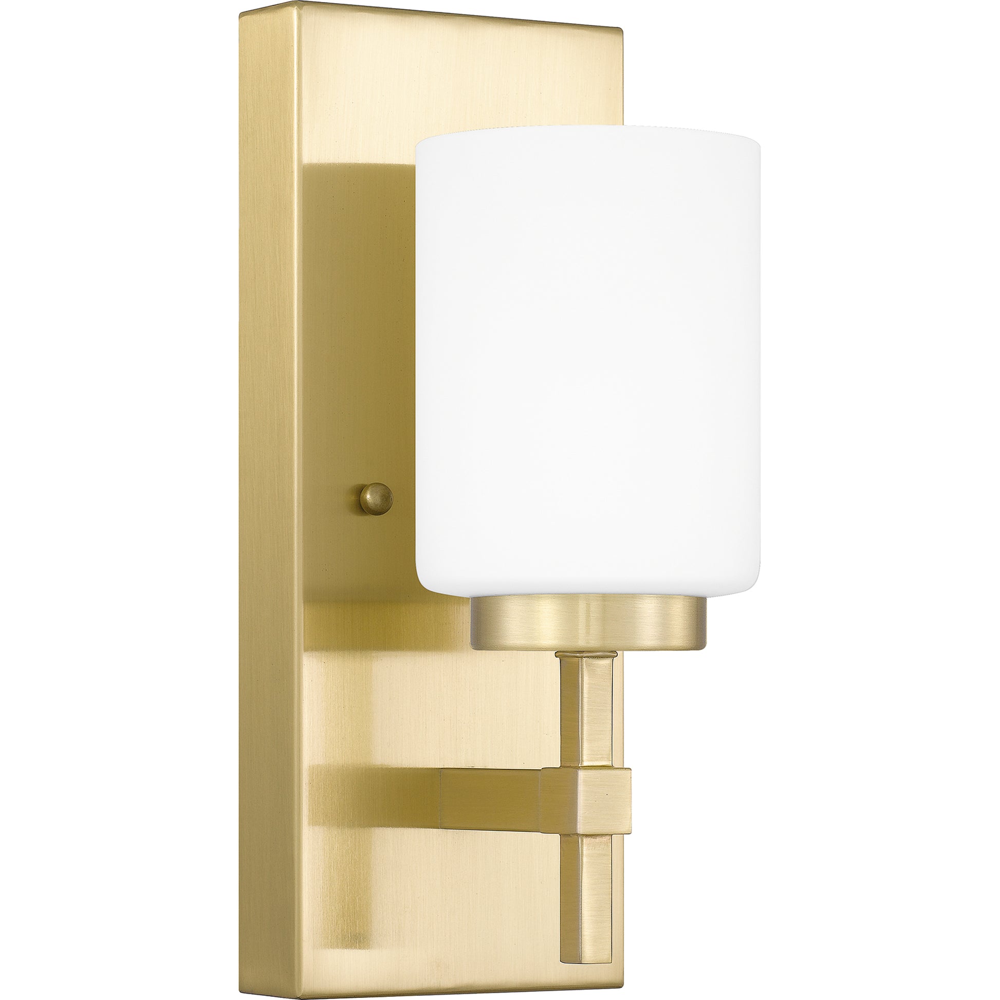 Quoizel Wilburn 1 Light Bath Light, Brushed Nickel/Opal Etched - WLB8605BN