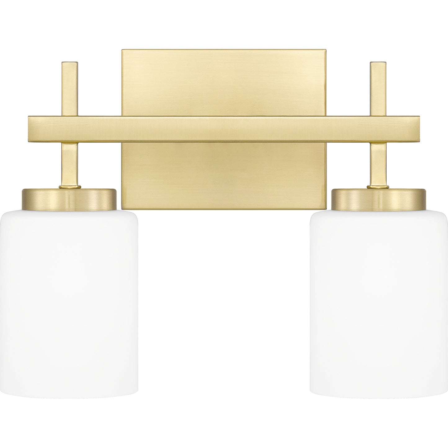 Quoizel Wilburn 2 Light Bath Light, Brushed Nickel/Opal Etched - WLB8613BN