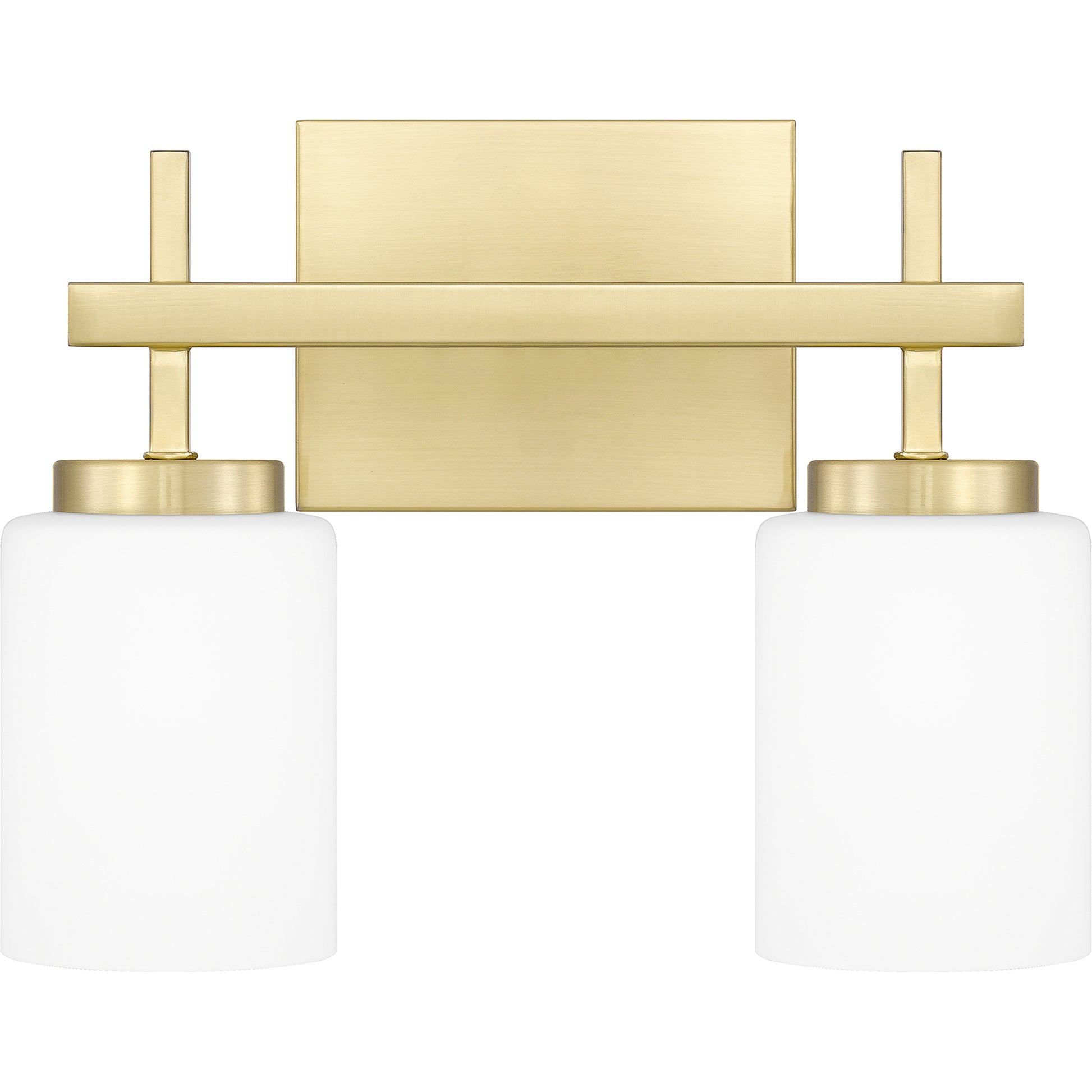 Quoizel Wilburn 2 Light Bath Light, Brushed Nickel/Opal Etched - WLB8613BN