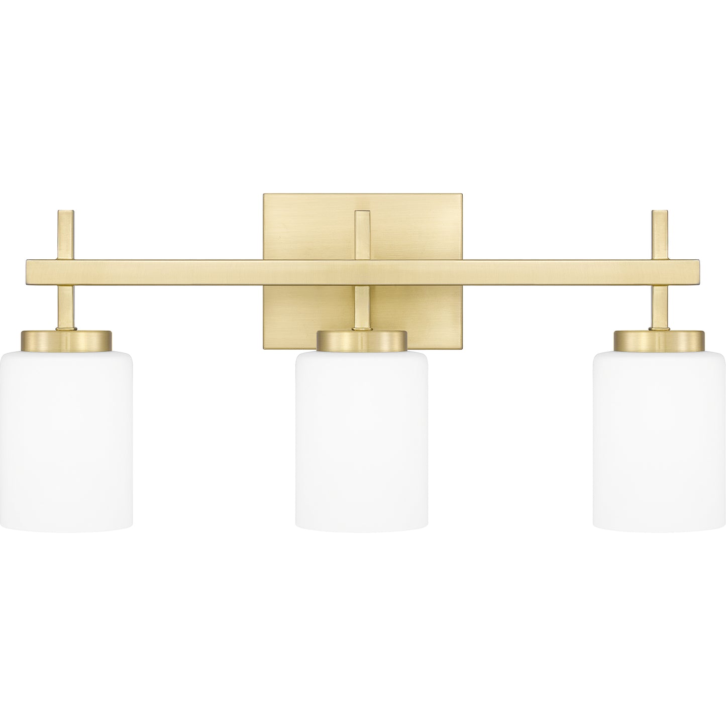 Quoizel Wilburn 3 Light Bath Light, Brushed Nickel/Opal Etched - WLB8622BN