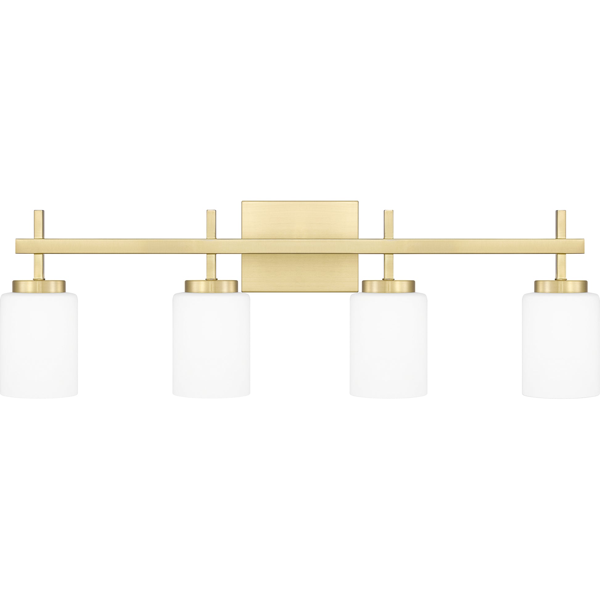 Quoizel Wilburn 4 Light Bath Light, Brushed Nickel/Opal Etched - WLB8631BN