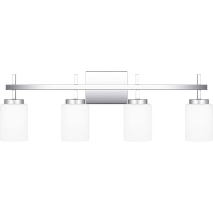 Quoizel Wilburn 4 Light Bath Light, Polished Chrome/Opal Etched - WLB8631C