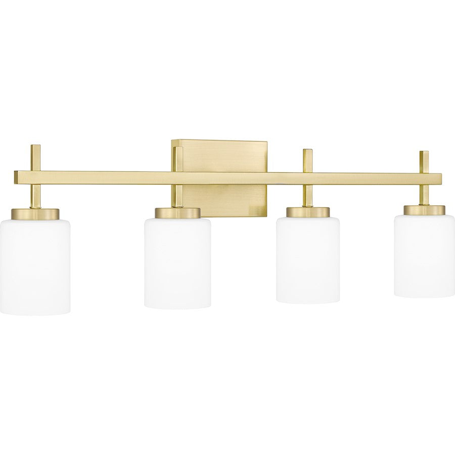 Quoizel Wilburn 4 Light Bath Light, Opal Etched