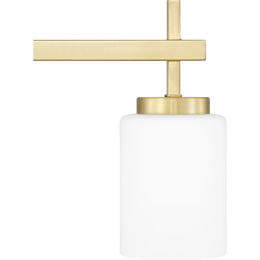 Quoizel Wilburn 4 Light Bath Light, Opal Etched