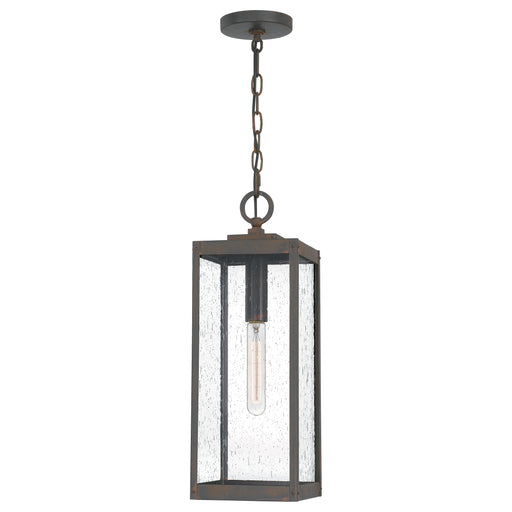 Quoizel Westover 1 Light Outdoor Hanging Lantern, Industrial Bronze - WVR1907IZ