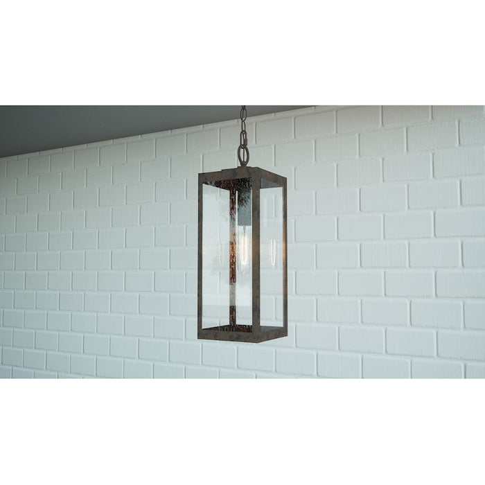 Quoizel Westover 1 Light Outdoor Hanging Lantern, Industrial Bronze