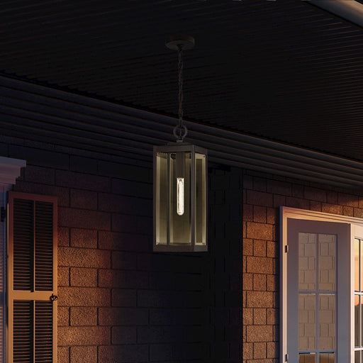 Quoizel Westover 1 Light Outdoor Hanging, Western Bronze/Beveled - WVR1907WT