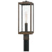 Quoizel Westover 1 Light Outdoor Post Lantern, Industrial Bronze - WVR9007IZ
