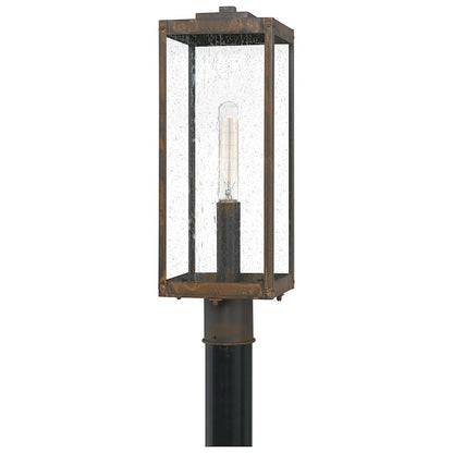 Quoizel Westover 1 Light Outdoor Post Lantern, Industrial Bronze