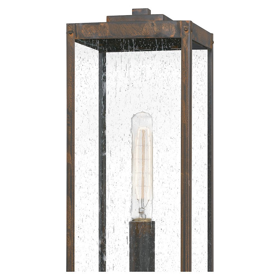 Quoizel Westover 1 Light Outdoor Post Lantern, Industrial Bronze