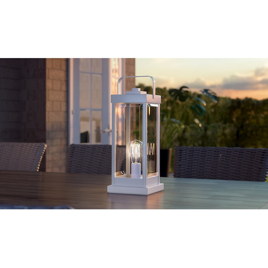 Westover Table Lamp, Clear Beveled