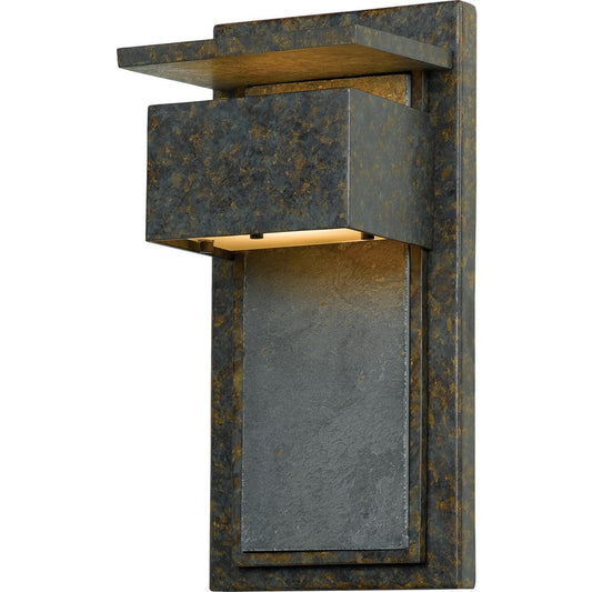 Quoizel 1 Light Zephyr Outdoor Wall Lantern, Muted Bronze