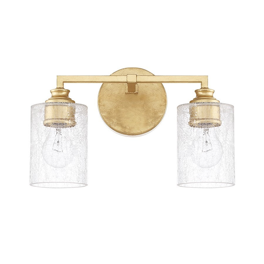 OPEN BOX ITEM: Capital Lighting 2 Light Vanity, Capital Gold - 120521CG-422