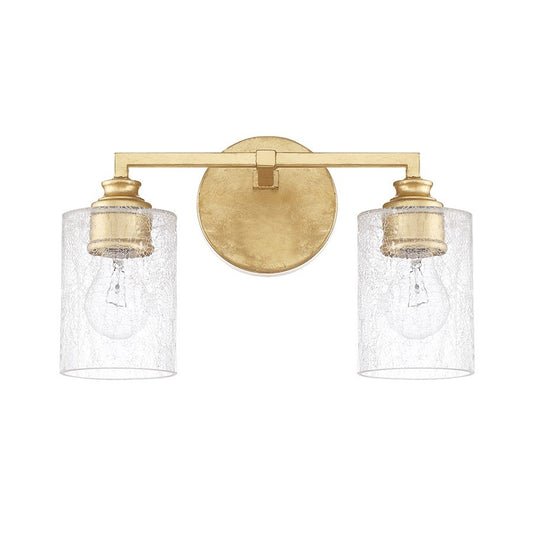 OPEN BOX ITEM: Capital Lighting 2 Light Vanity, Capital Gold - 120521CG-422