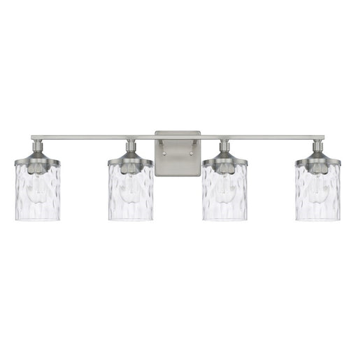 OPEN BOX ITEM: HomePlace by Capital Colton 4 Light Vanity, Nickel - 128841BN-451