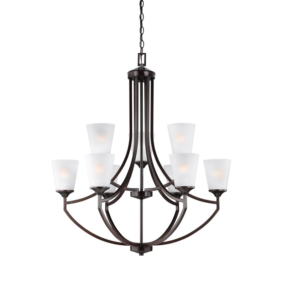 9 Light Chandelier, Sienna EN3