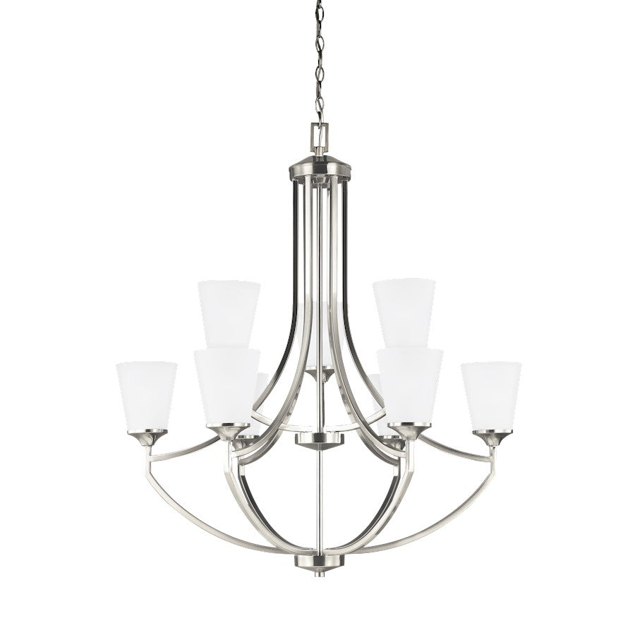 9 Light Chandelier, Sienna EN3