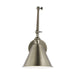 Sea Gull Salem 1 Light Arm Wall Sconce, Antique Brushed Nickel - 4298101-965