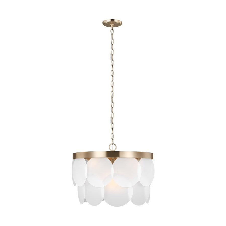 Sea Gull Lighting Mellita 6 Light Pendant, Satin Bronze/Satin - 5102506-848