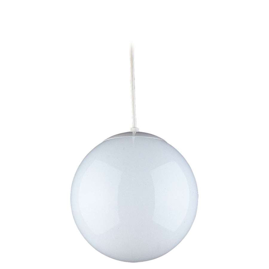 1 Light Pendant, White