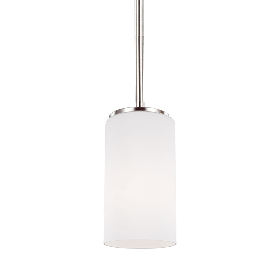 1 Light Mini Pendant, Satin Bronze