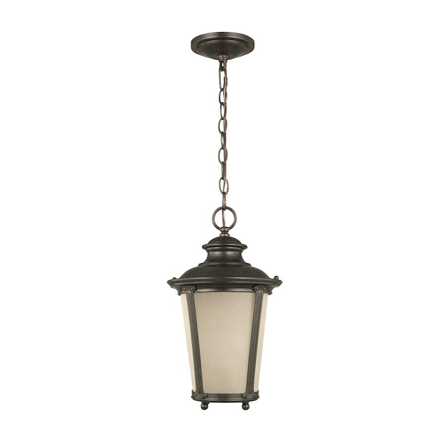 Sea Gull Cape May 1 Light Outdoor Pendant, Iron/Amber - 62240-780