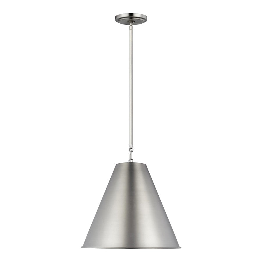 Sea Gull Lighting Gordon 1 LT Small Pendant, Antique Nickel - 6585101-965